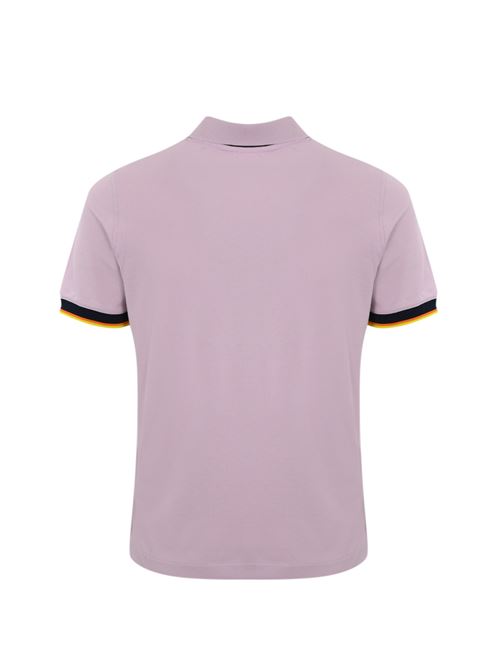 Polo Vincent Piquet in cotone Violet lilac K-WAY | K 1125BWX71